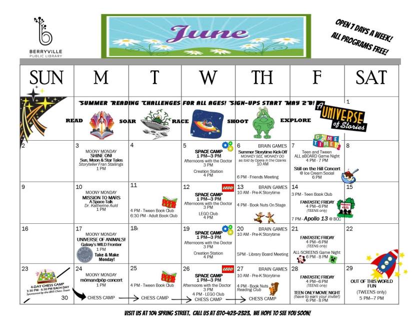 June 2019 calendar